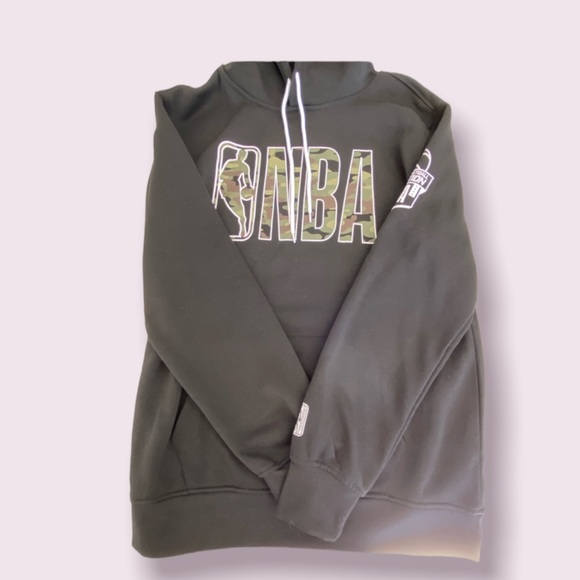 NBA Black with Camo Writing Hoodie - Picture 10 of 10